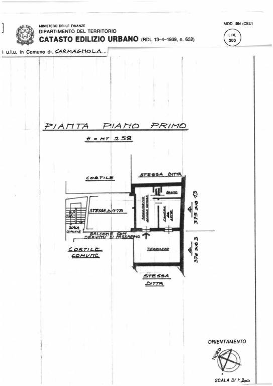 piano primo con terrazzo 1
