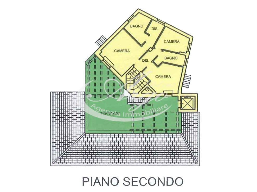 COD 1086 - Pianta piano secondo