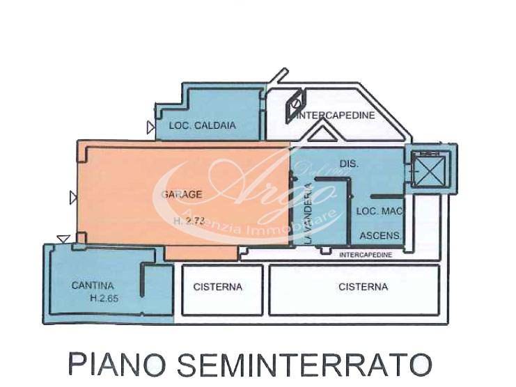 COD 1086 - Pianta piano seminterrato