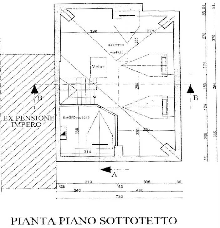 planimetria piano Terzo