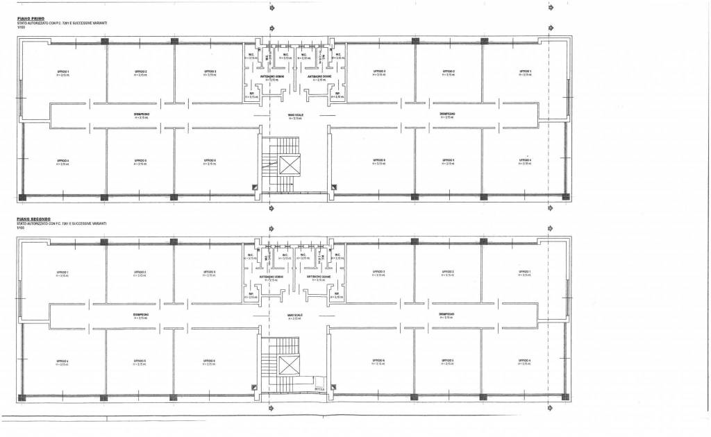 PROGETTO PIANO PRIMO E SECONDO.