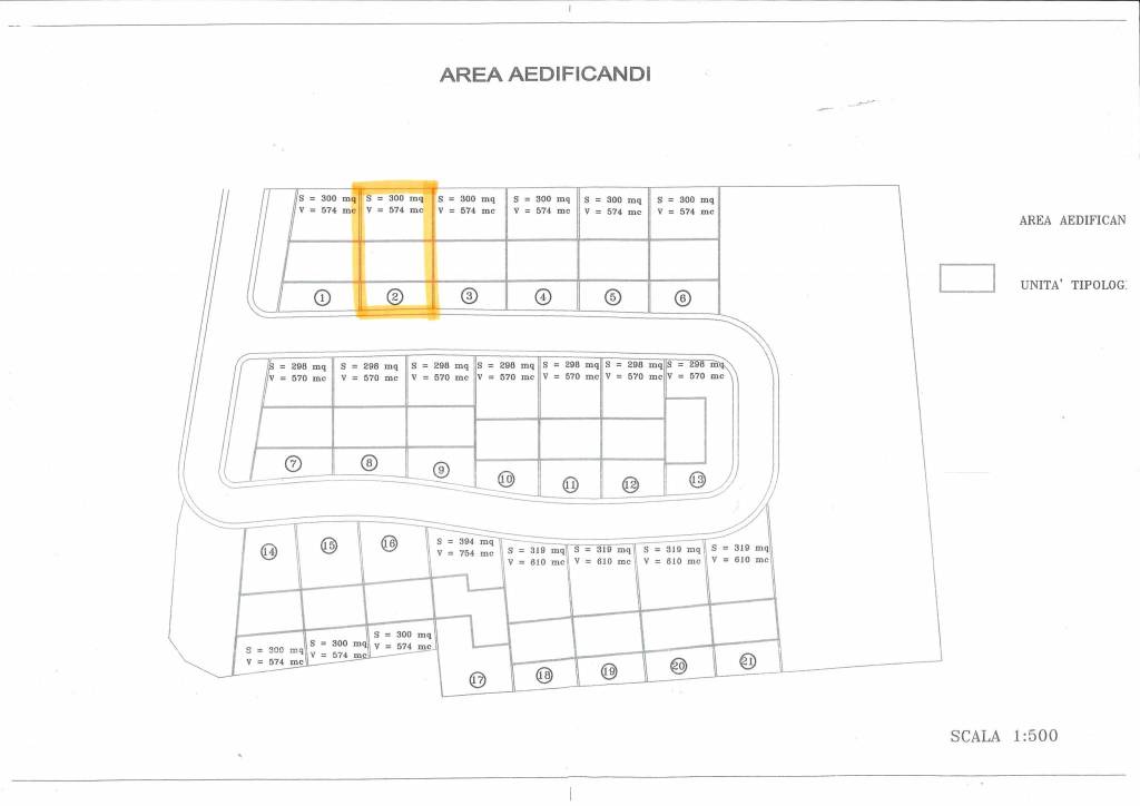 elaborato grafico con evidenza del terreno 1