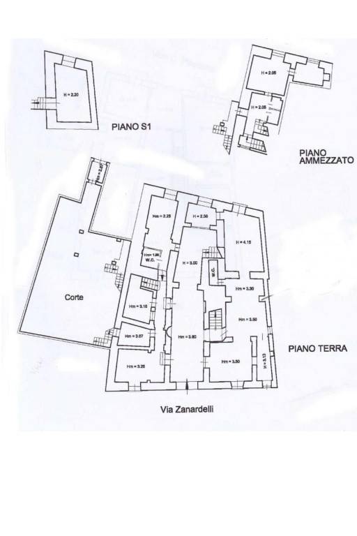 Planimetria via Zanardelli 19-1