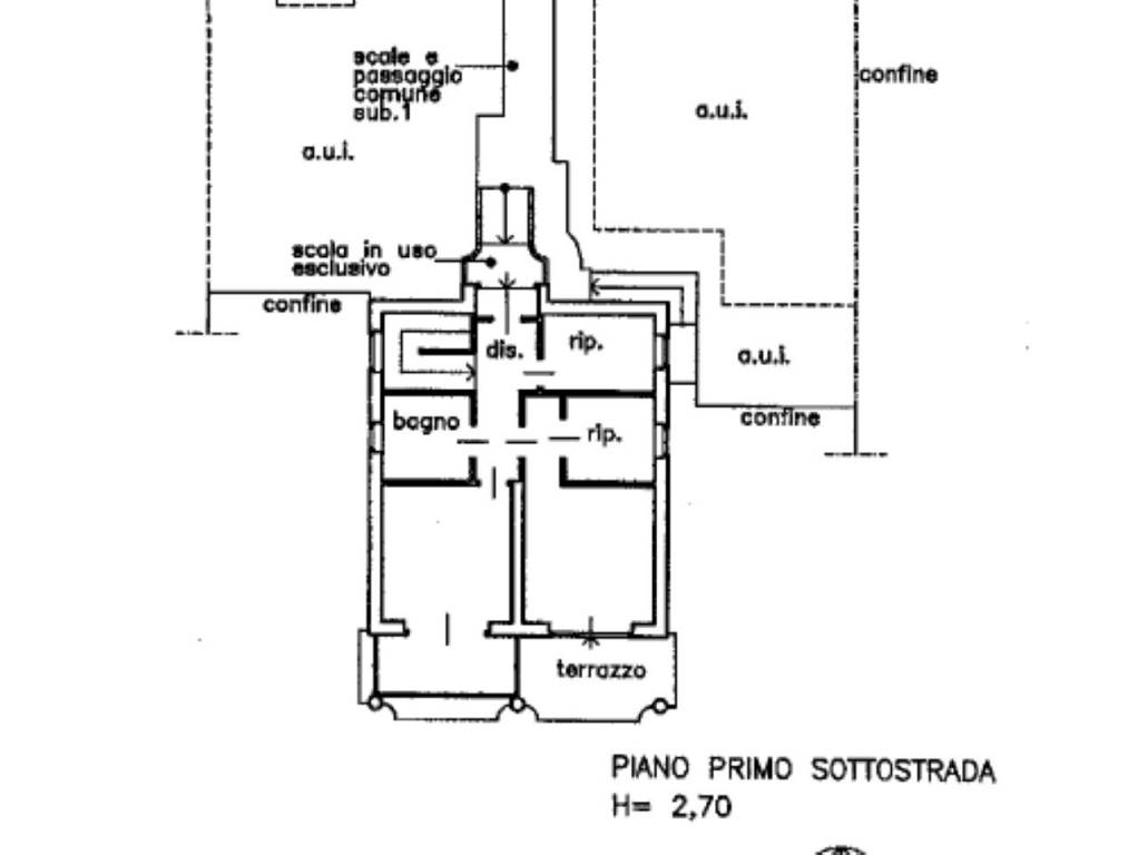 Plan CA.1533 piano seminterrato