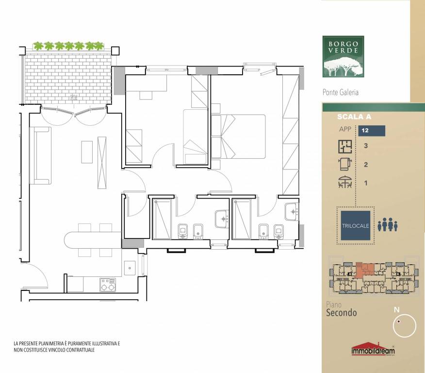 Plan Ponte Galeria_Alfeo A12