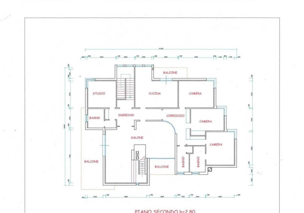 piantina progetto appartamento