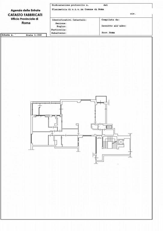 Plan Colli piano I 1