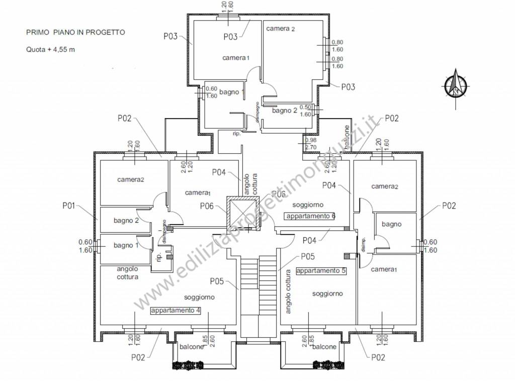 Piano_Primo - Disponibilità Appartamenti 4-5-6