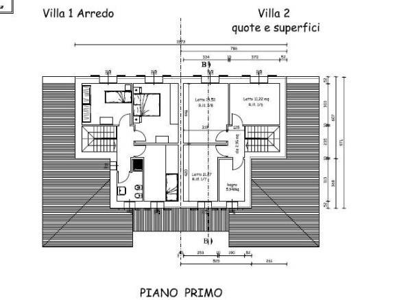 planimetria villa nr.1