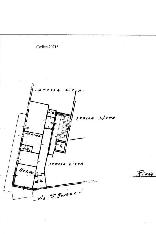 Planimetria casa Juvara 1