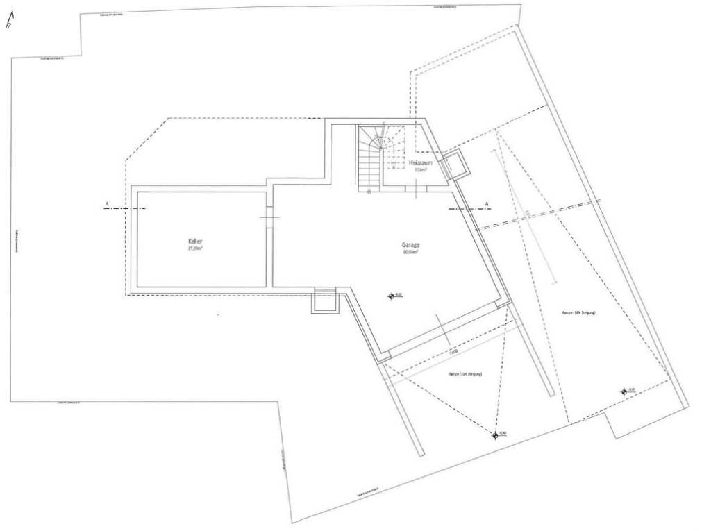 Villetta singola con giardino privato in stato al grezzo - Planimetria 3