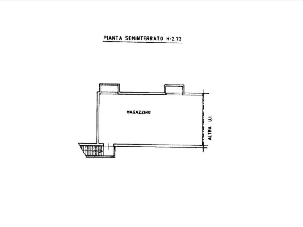 planimetria garage/magazzino