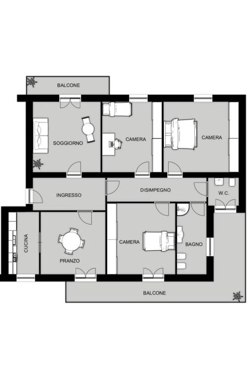 Plan. appartamento