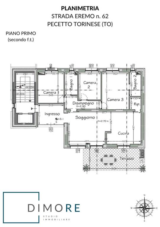 PLANIMETRIA  U3 Strada Eremo n. 62 