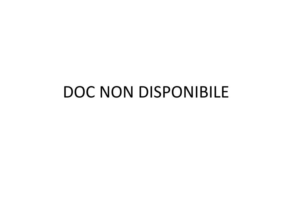 DOC NON DISPONIBILE 1
