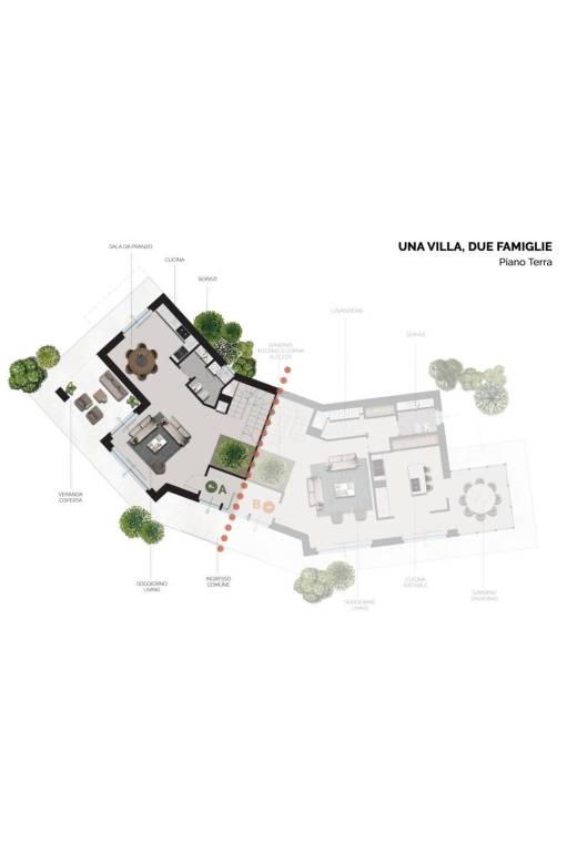 Villa Bifamiliare_Piano Terra