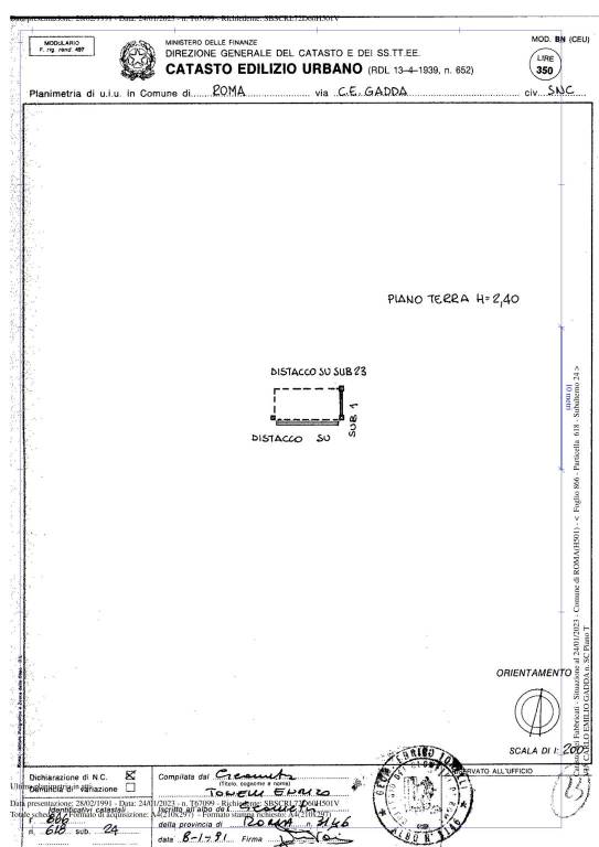 Plan P.Auto via Gadda 1