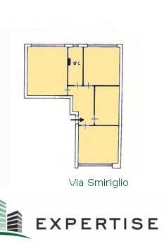 Planimetria ufficio in vendita Palermo via Smirigl