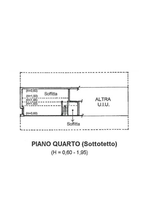 Pianta piano quarto