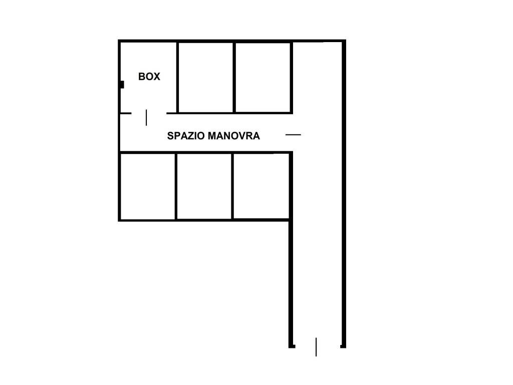 Piantina Via Montanaro 68 Box