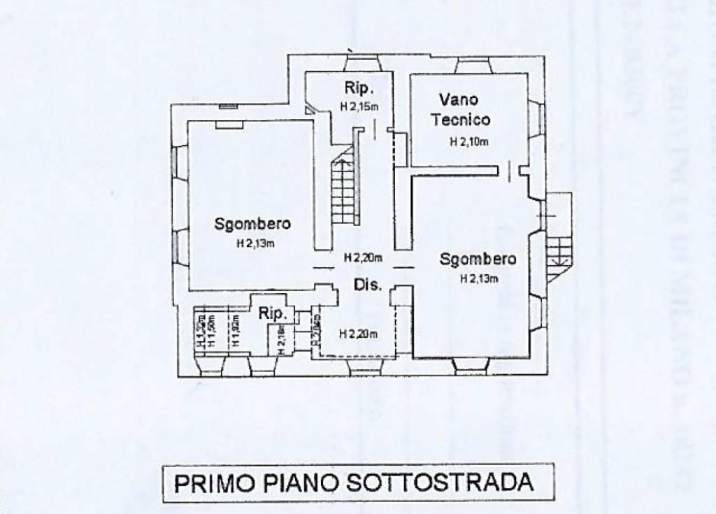 piano seminterrato