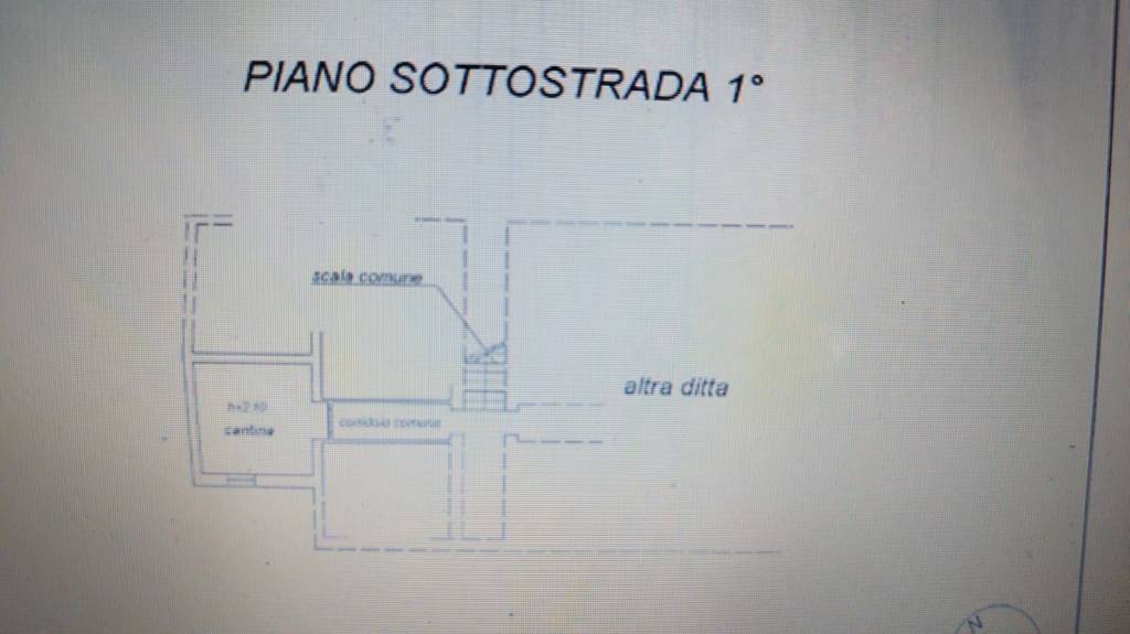 PIANO PRIMO SOTTOSTRADA