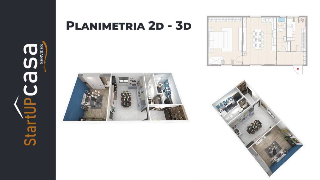 plan 2D-3D