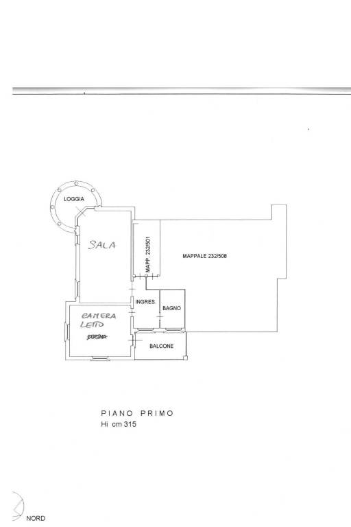 piano 1° - 2 locali