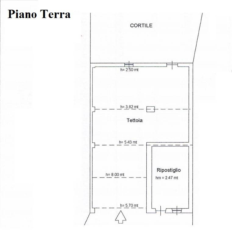 Plan piano T. ex fienile