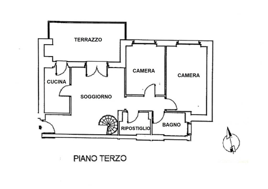 PLAN. TERZO PIANO