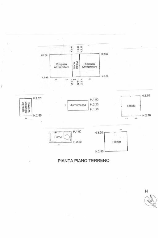 1459 A Planimetria vari magazzini 1