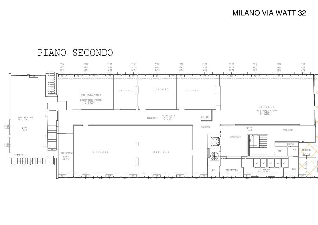 Milano via Watt32_Planimetria Uffici VICE 1