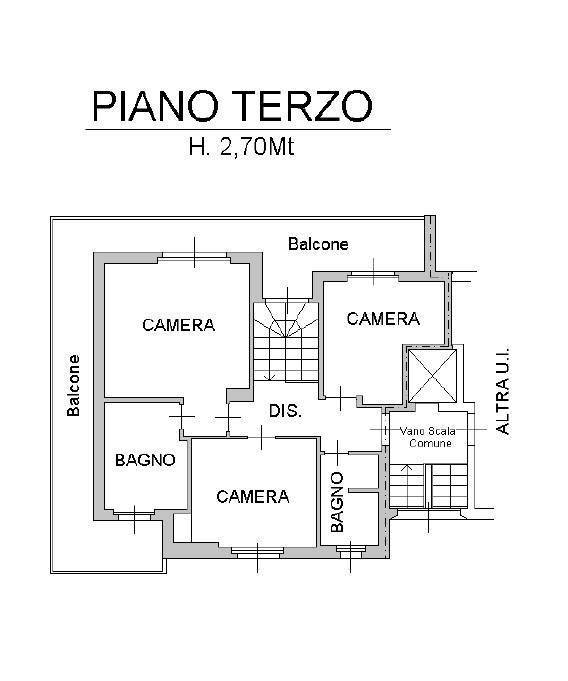Planimetria PIANO TERZO