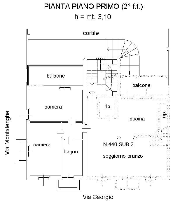 Planimetria 1 piano