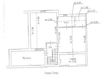 Planimetria piano 3