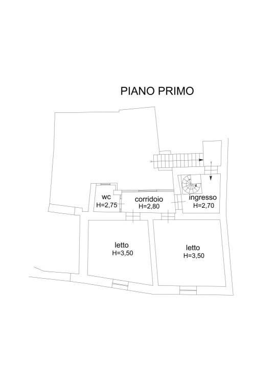 Planimetria Piano Primo 1