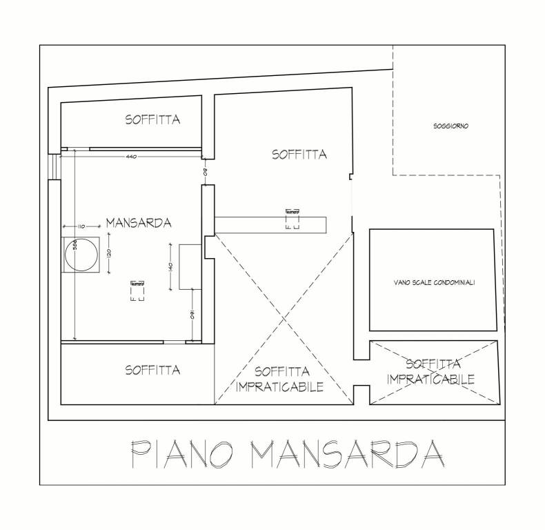 piano mansarda - DA RISTRUTTURARE 1