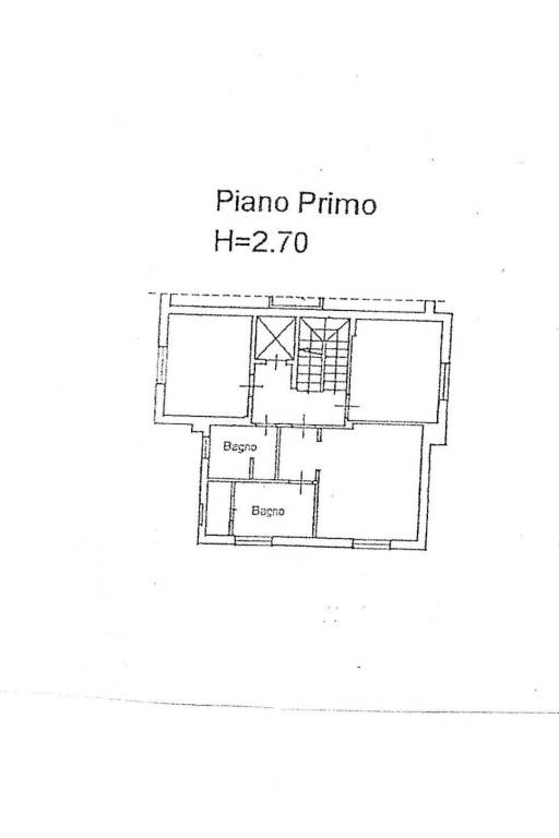 Planimetria piano primo