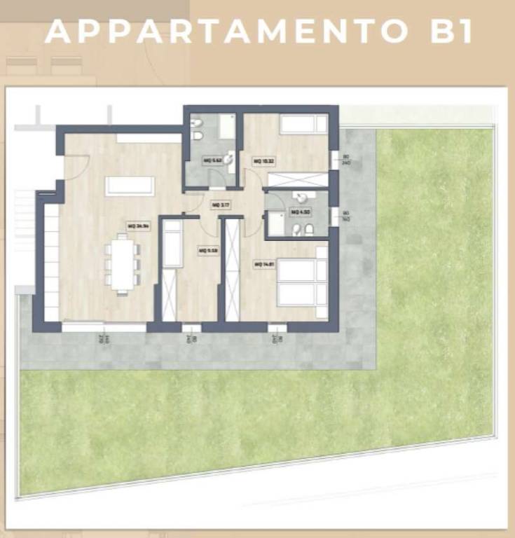 appartamento b1 piano terra