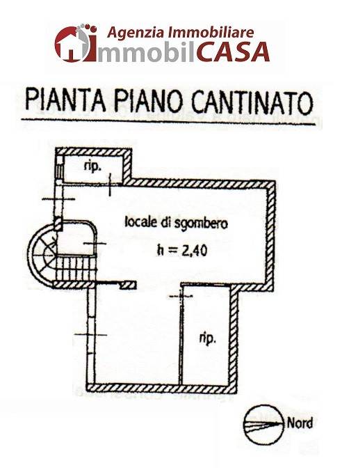 planimetria piano cantinato