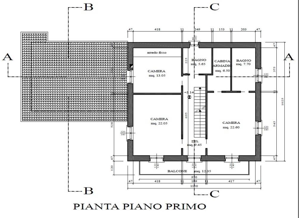 PIANTA PROGETTO P1