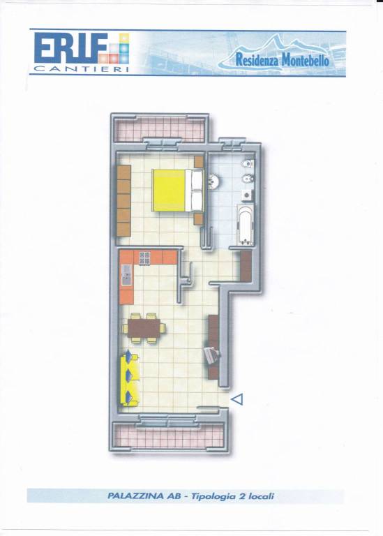 Planimetria Palazzina AB - Appartamento BA1 1