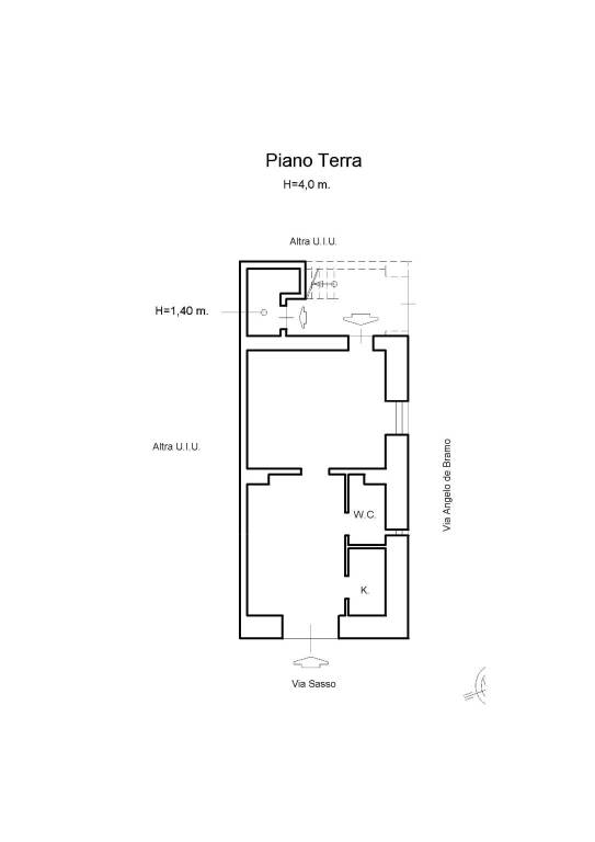 piano terra via de Bramo 1