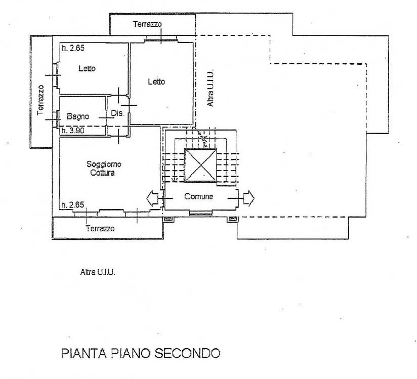 Planimetria Appartamento Vimercate via Moriano