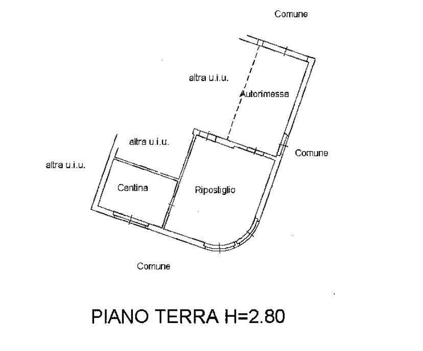 Planimetria piano terra (1) IMMOBILE ESISTENTE
