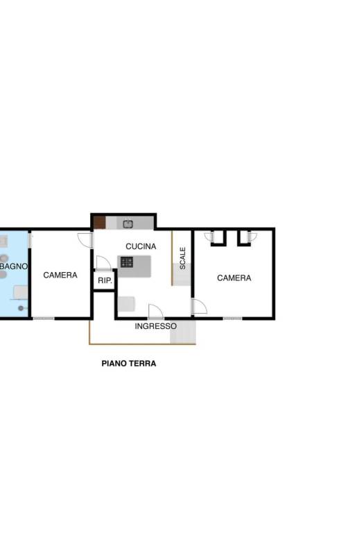 33 - Planimetria 2D - Appartamento Via Magini Bolo
