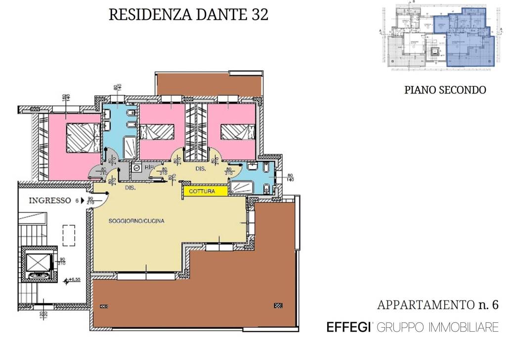 Planimetria annuncio appartamento 6
