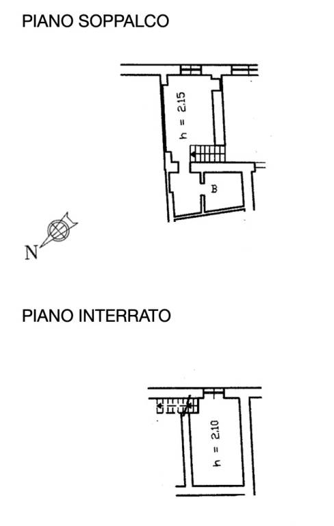 PLAN. PIANO SOPPALCO E PIANO S1