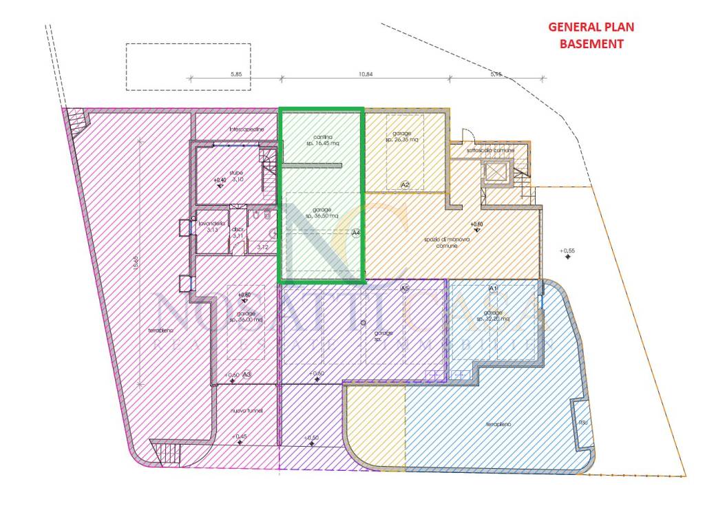 plan generale garage