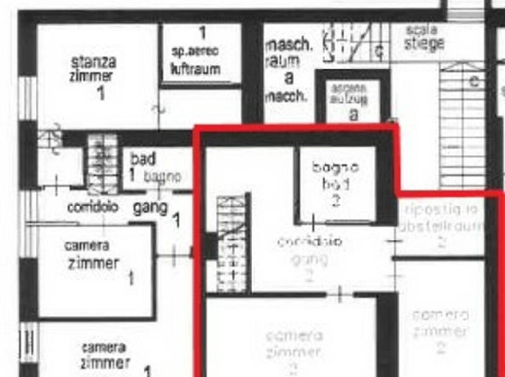 Appartamento duplex locato, ristrutturato con splendida vista - Planimetria 2